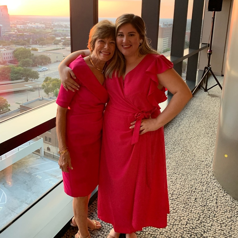 Pink MIDI Wrap Dress - Who What Wear